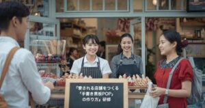 愛される店舗をつくる「手書き黒板POP」研修