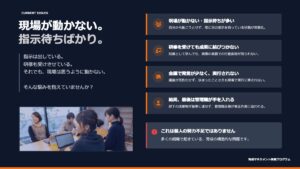 中核リーダーが変わると現場が動き出す！育成マネジメント実践プログラム